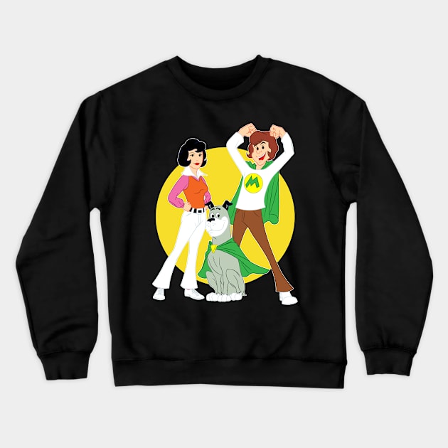 Superfriends Crewneck Sweatshirt by AlanSchell76